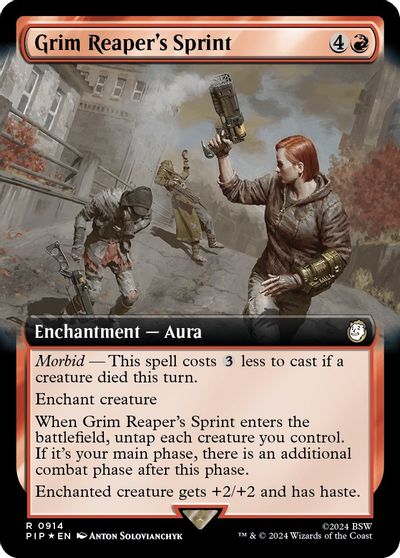 Grim Reaper's Sprint (Extended Art) (Surge Foil) card art