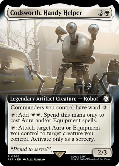 Codsworth, Handy Helper (Extended Art) card art