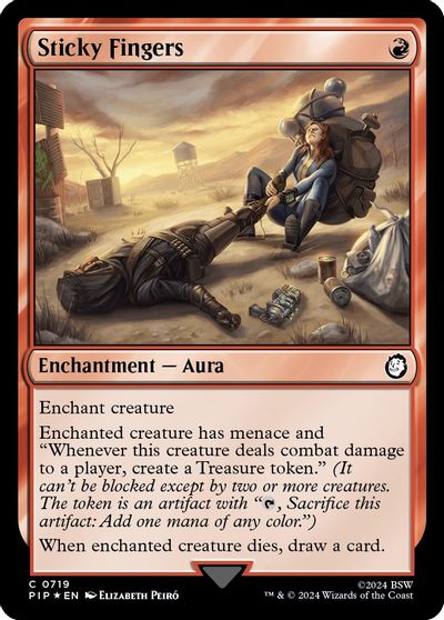 Sticky Fingers (Surge Foil) card art