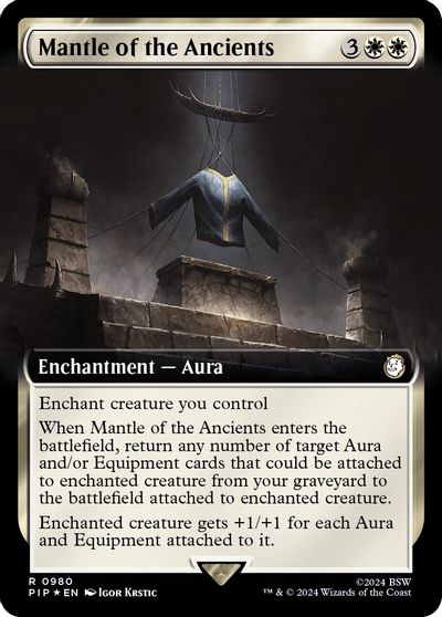 Mantle of the Ancients (Extended Art) (Surge Foil) card art