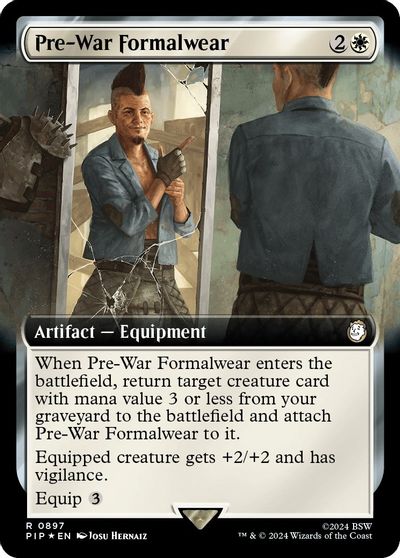 Pre-War Formalwear (Extended Art) (Surge Foil) card art