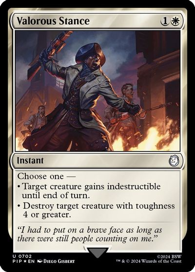 Valorous Stance (Surge Foil) card art