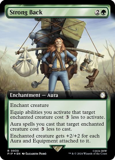 Strong Back (Extended Art) (Surge Foil) card art