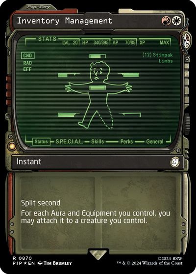 Inventory Management (Showcase) (Surge Foil) card art