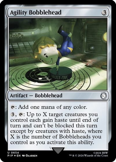 Agility Bobblehead (Surge Foil) card art