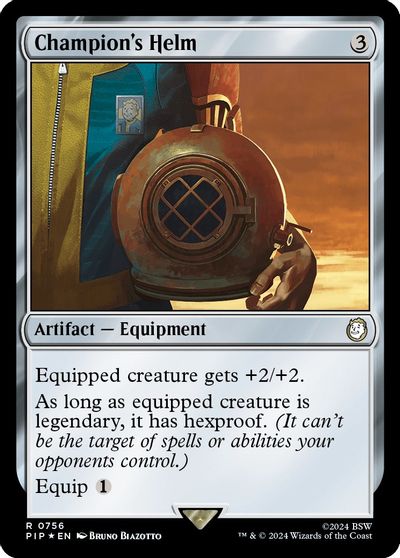 Champion's Helm (Surge Foil) card art