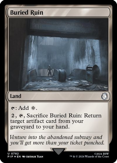 Buried Ruin (Surge Foil) card art