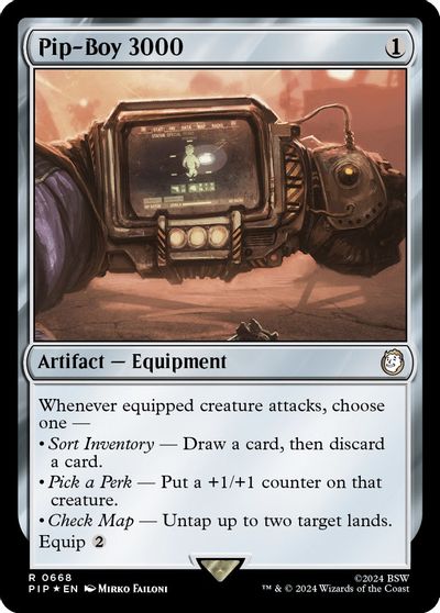 Pip-Boy 3000 (Surge Foil) card art