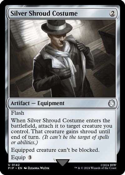 Silver Shroud Costume card art