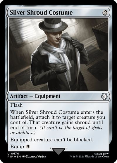 Silver Shroud Costume (Surge Foil) card art