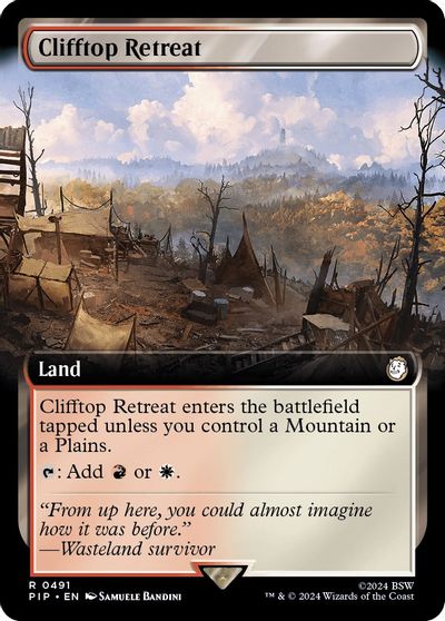 Clifftop Retreat (Extended Art) card art