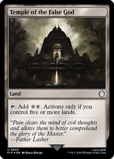 Temple of the False God (Surge Foil) card art