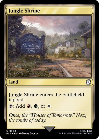 Jungle Shrine (Surge Foil) card art
