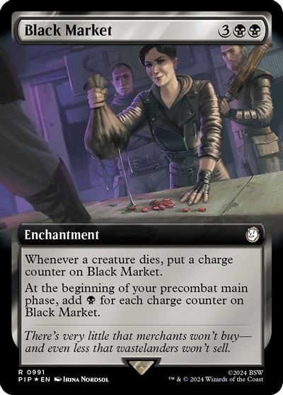 Black Market (Extended Art) (Surge Foil) card art