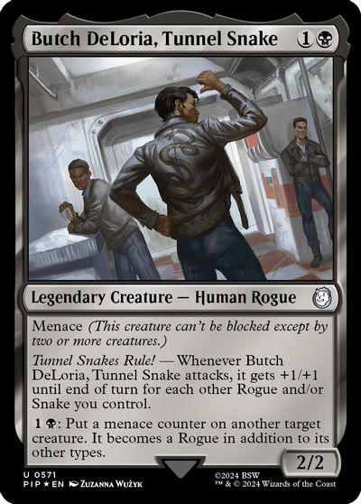 Butch DeLoria, Tunnel Snake (Surge Foil) card art