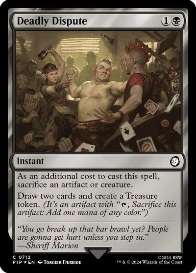 Deadly Dispute (Surge Foil) card art