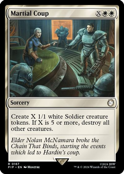 Martial Coup card art