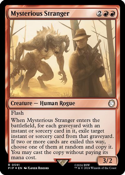 Mysterious Stranger (Surge Foil) card art