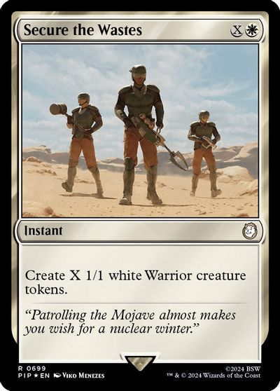 Secure the Wastes (Surge Foil) card art