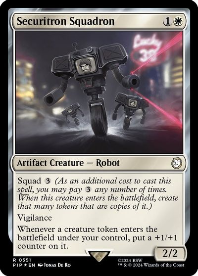 Securitron Squadron (Surge Foil) card art