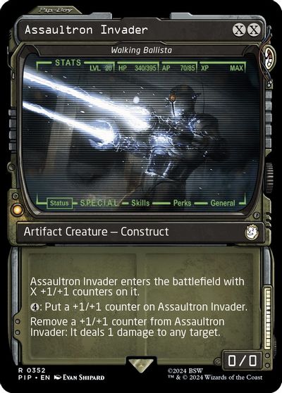Assaultron Invader - Walking Ballista (Showcase) card art