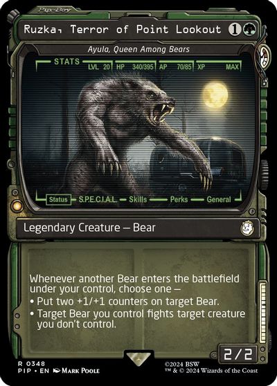Ruzka, Terror of Point Lookout - Ayula, Queen Among Bears (Showcase) card art