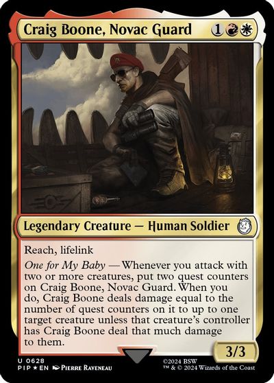 Craig Boone, Novac Guard (Surge Foil) card art