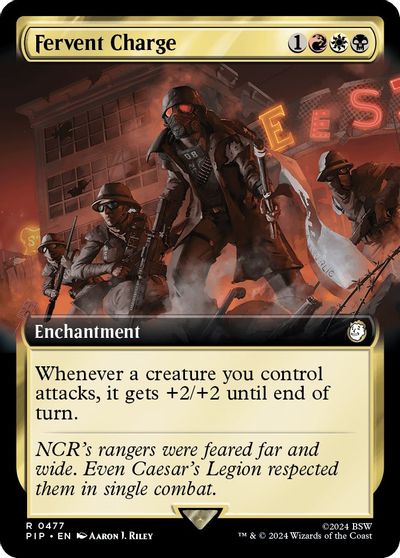 Fervent Charge (Extended Art) card art
