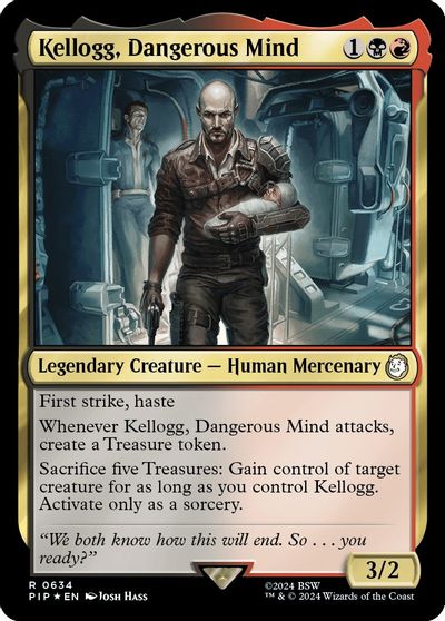 Kellogg, Dangerous Mind (Surge Foil) card art