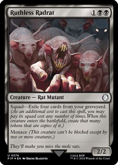 Ruthless Radrat (Surge Foil) card art