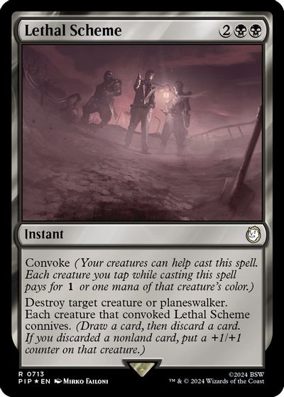Lethal Scheme (Surge Foil) card art