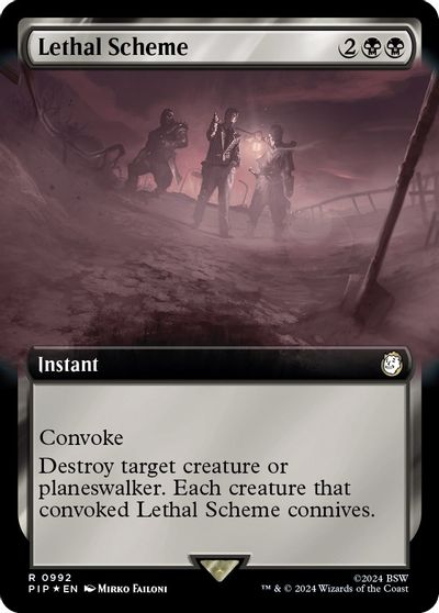 Lethal Scheme (Extended Art) (Surge Foil) card art