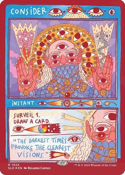Consider (Rainbow Foil) card art