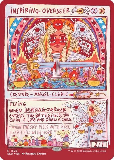 Inspiring Overseer (Rainbow Foil) card art