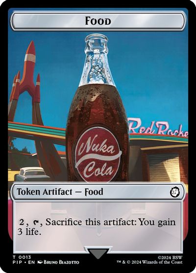 Food (0013) // Squirrel Double-Sided Token card art