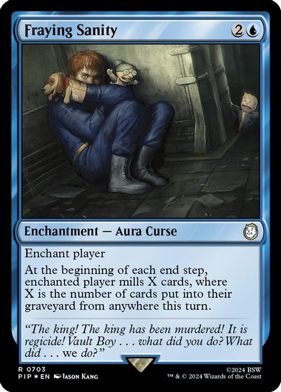 Fraying Sanity (Surge Foil) card art