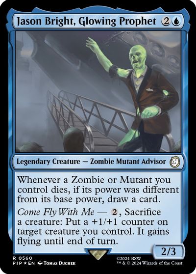 Jason Bright, Glowing Prophet (Surge Foil) card art