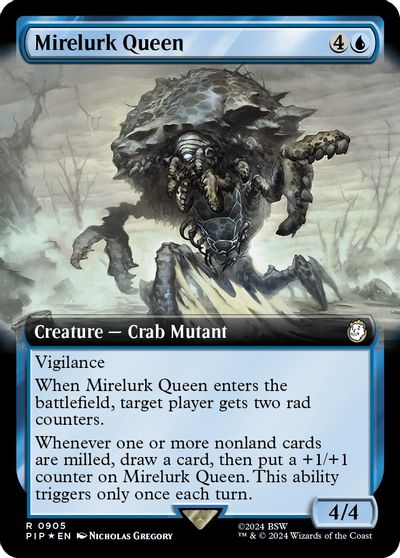Mirelurk Queen (Extended Art) (Surge Foil) card art