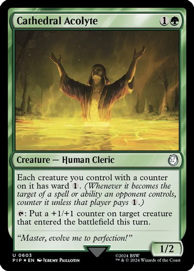 Cathedral Acolyte (Surge Foil) card art