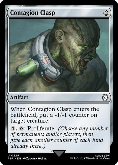 Contagion Clasp card art