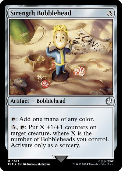 Strength Bobblehead (Surge Foil) card art