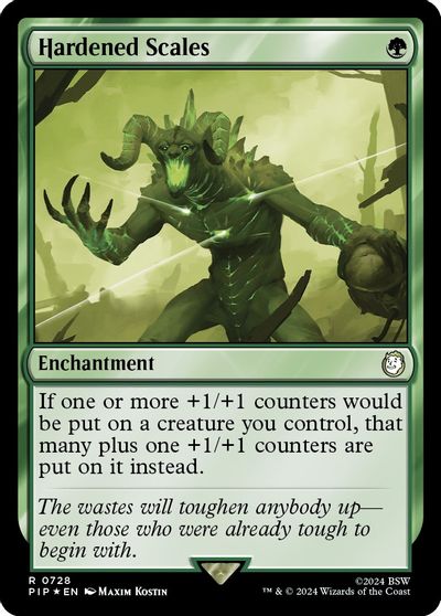 Hardened Scales (Surge Foil) card art