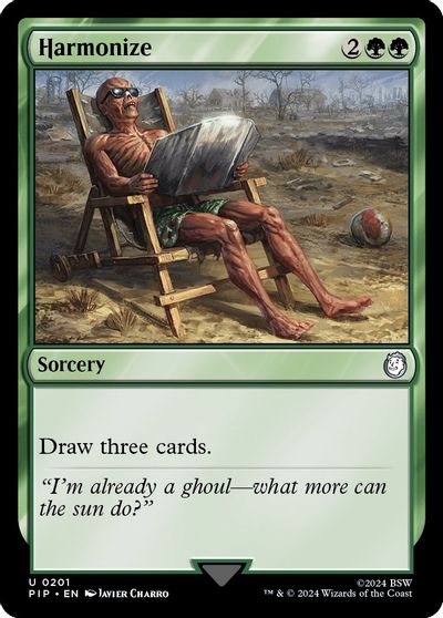 Harmonize card art