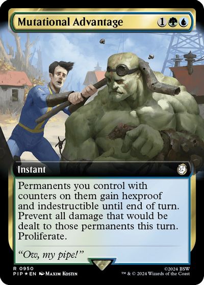 Mutational Advantage (Extended Art) (Surge Foil) card art