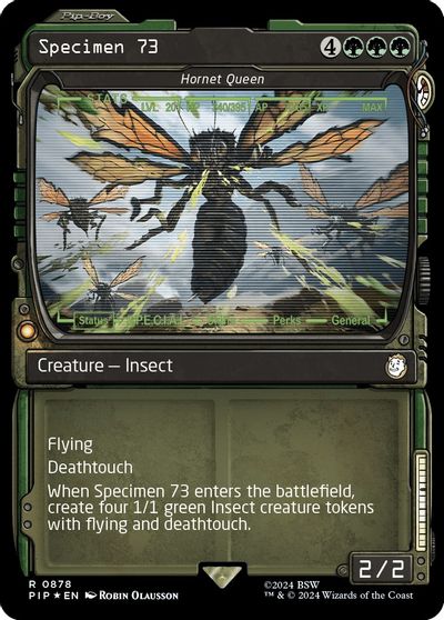 Specimen 73 - Hornet Queen (Showcase) (Surge Foil) card art