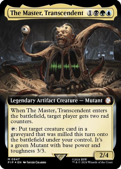 The Master, Transcendent (Extended Art) (Surge Foil) card art