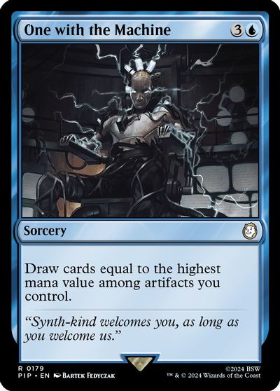 One with the Machine card art