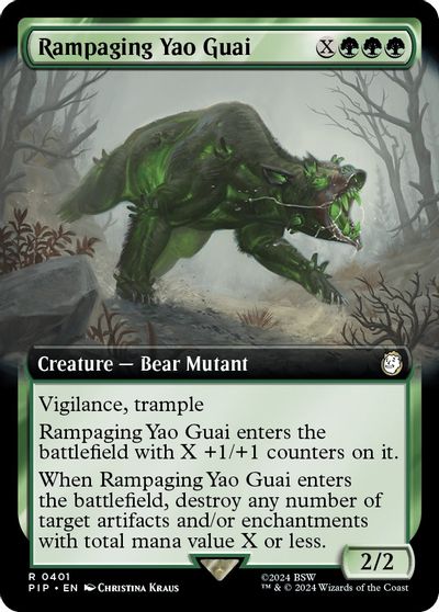 Rampaging Yao Guai (Extended Art) card art