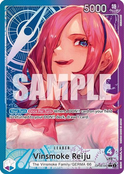 Vinsmoke Reiju (042) (Alternate Art) card art