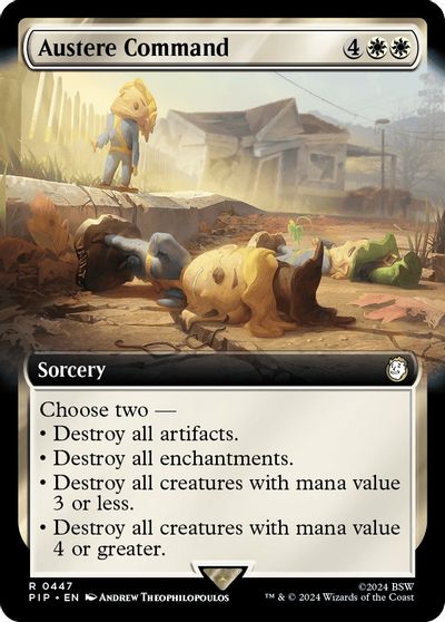 Austere Command (Extended Art) card art